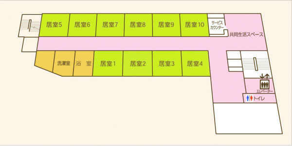 2～4F フロアマップ